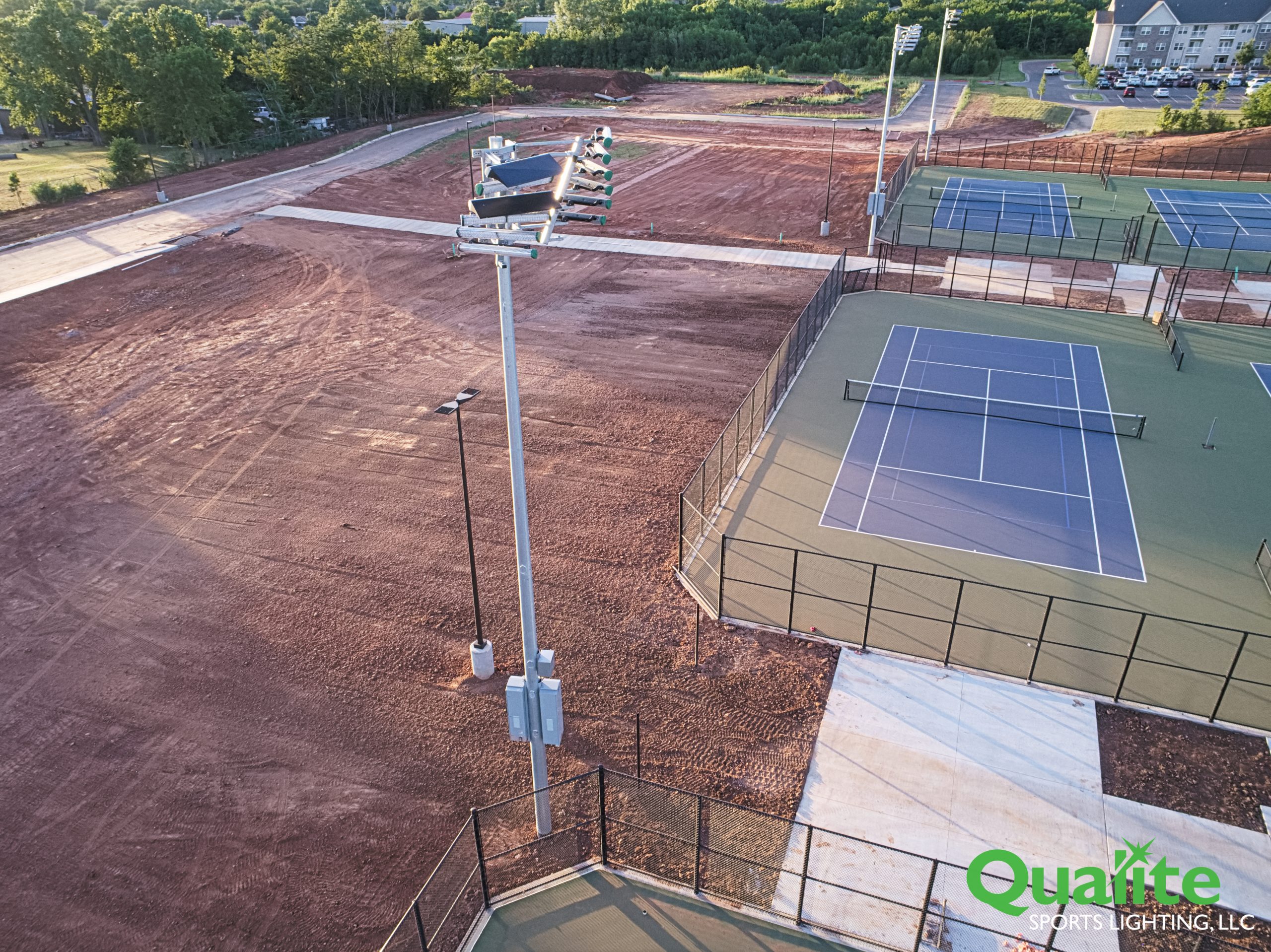 Edmond Center Court Qualite Sports Lighting