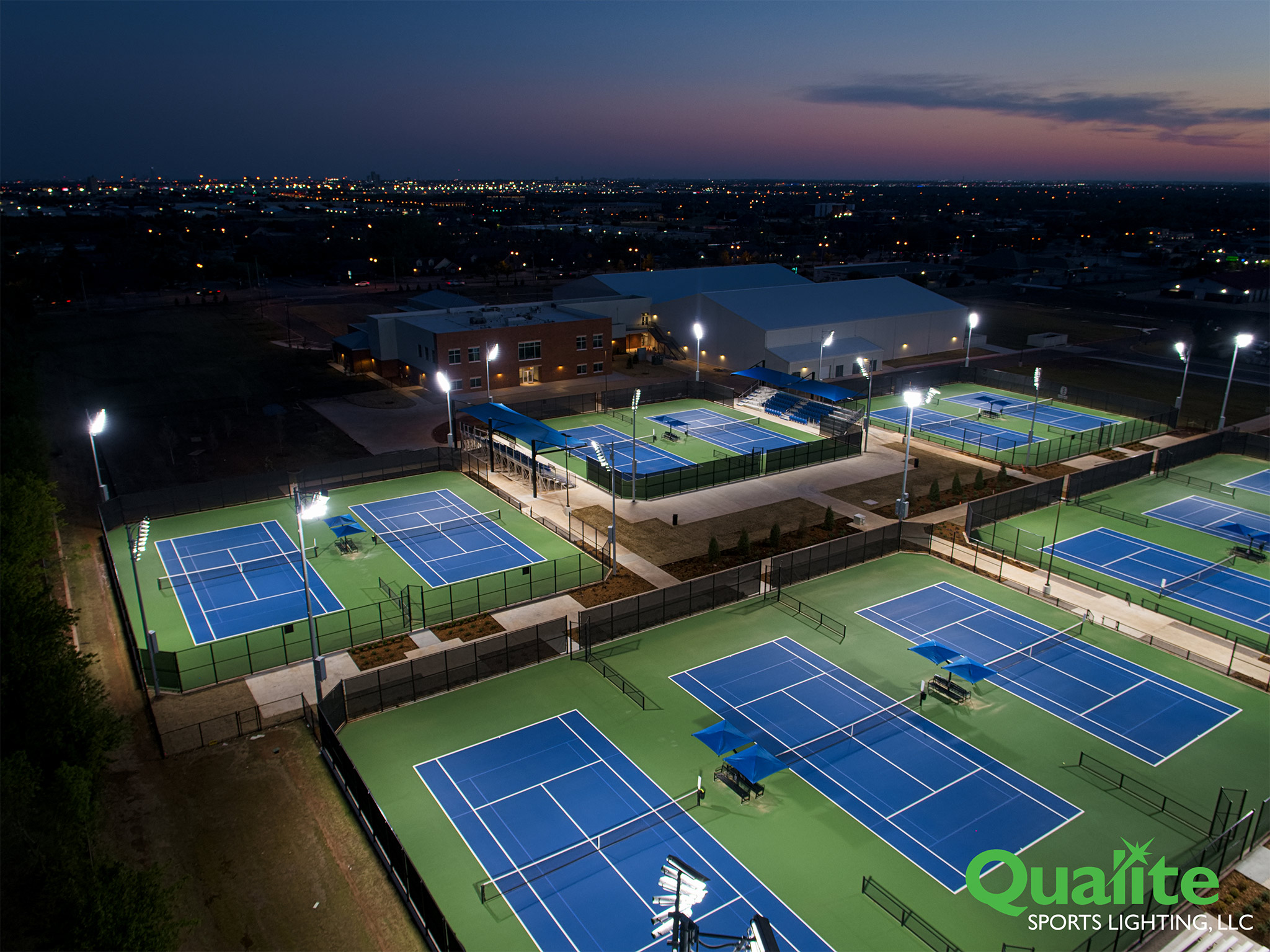 Edmond Center Court Qualite Sports Lighting