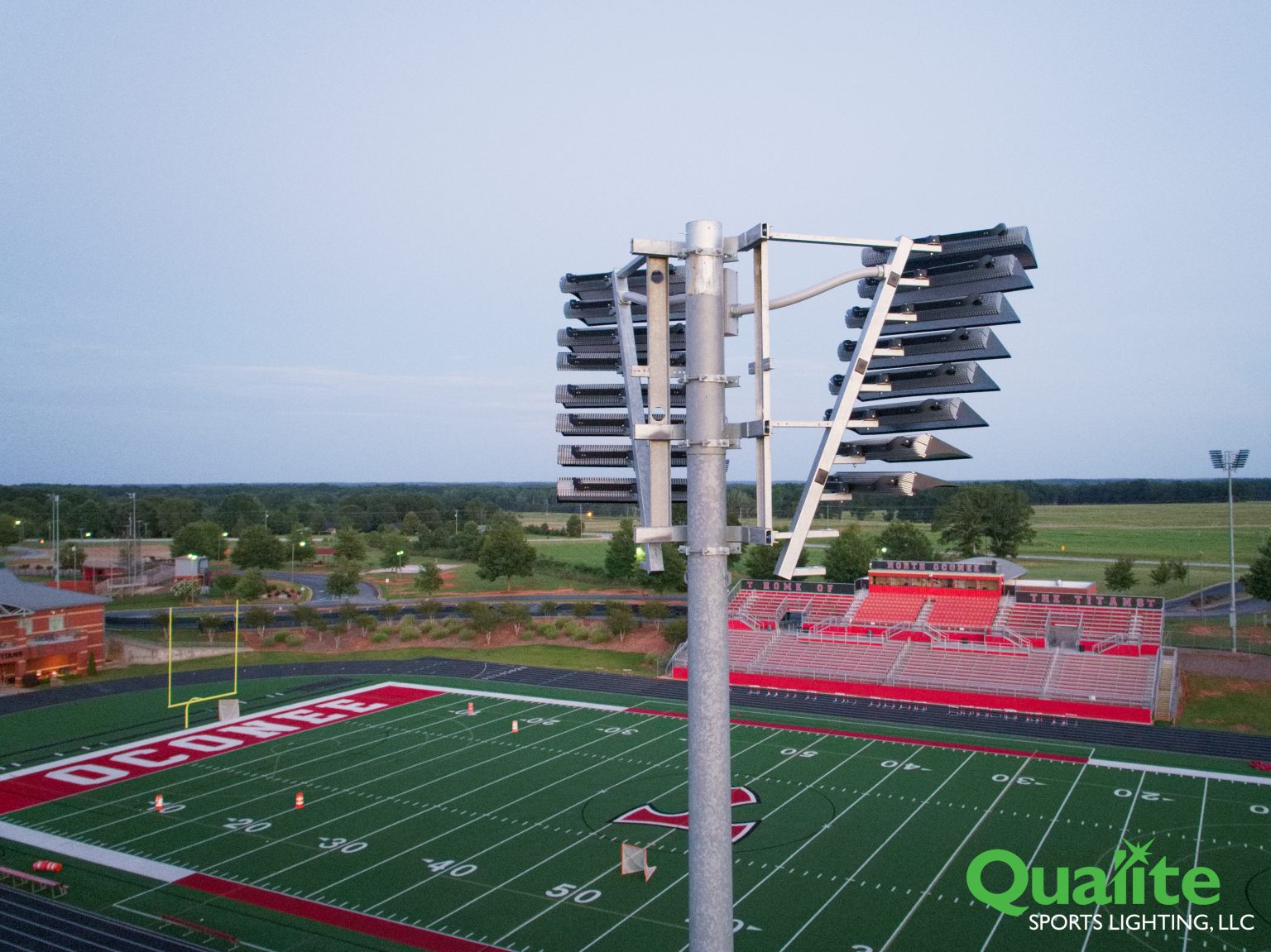 North Oconee High School Qualite Sports Lighting